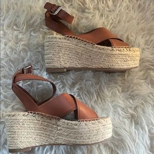 Dolce Vita Carsie Wedges Brown size 8